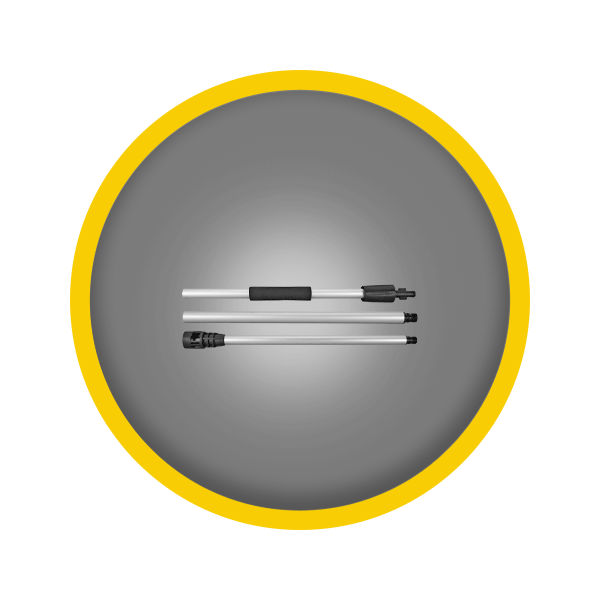 Extension de lance métallique 0,85~1,60mètres