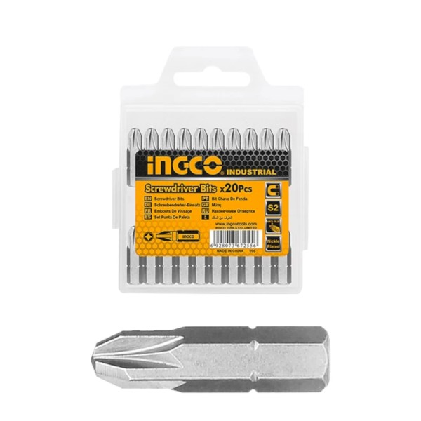 Set de 20 embouts pz2 25mm