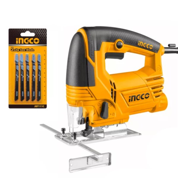 Scie sauteuse ingco 80mm 650 w + 5 lames