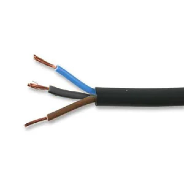 Cable immerge souple noir 3x2,5 mm2