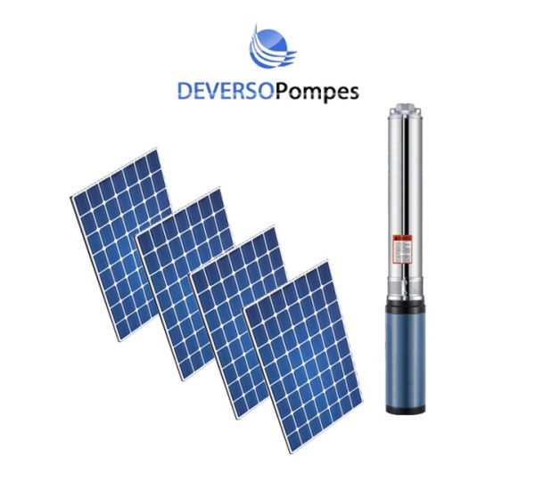 Kit pompe immergée solaire 1000W