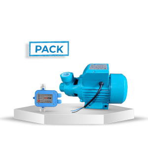 QB70 Pompe de surface 0,75CV 220V 1"/1" deverso + Presscontrol weltec