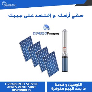 Kit solaire pompe immergée ac monophasé 220v 2cv