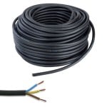 Cable immerge souple noir 3x2,5 mm2