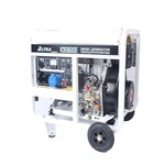 Groupe éléctrogène diesel 220v 5,5 / 6kw sur roue (6kva)