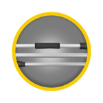 Extension de lance métallique 0,85~1,60mètres